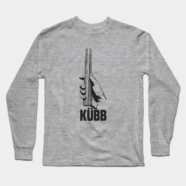 Kubb Baton Long Sleeve T-Shirt by bradjbarry